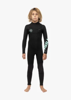 7 Seas 4-3 Boys Chest Zip Full Wetsuit