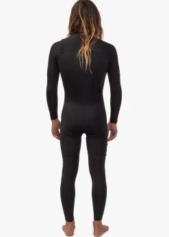 7 Seas 4-3 Full Chest Zip Wetsuit - No Logos