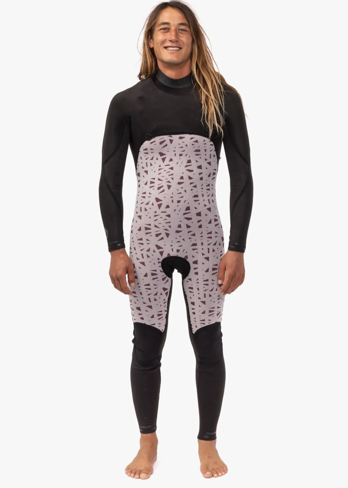 7 Seas 4-3 Full Chest Zip Wetsuit - No Logos