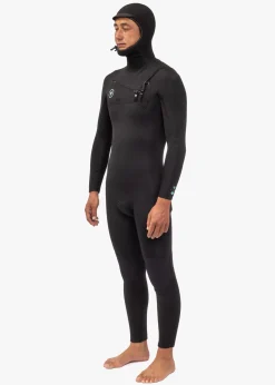 7 Seas 6-5 Full Hooded Chest Zip Wetsuit