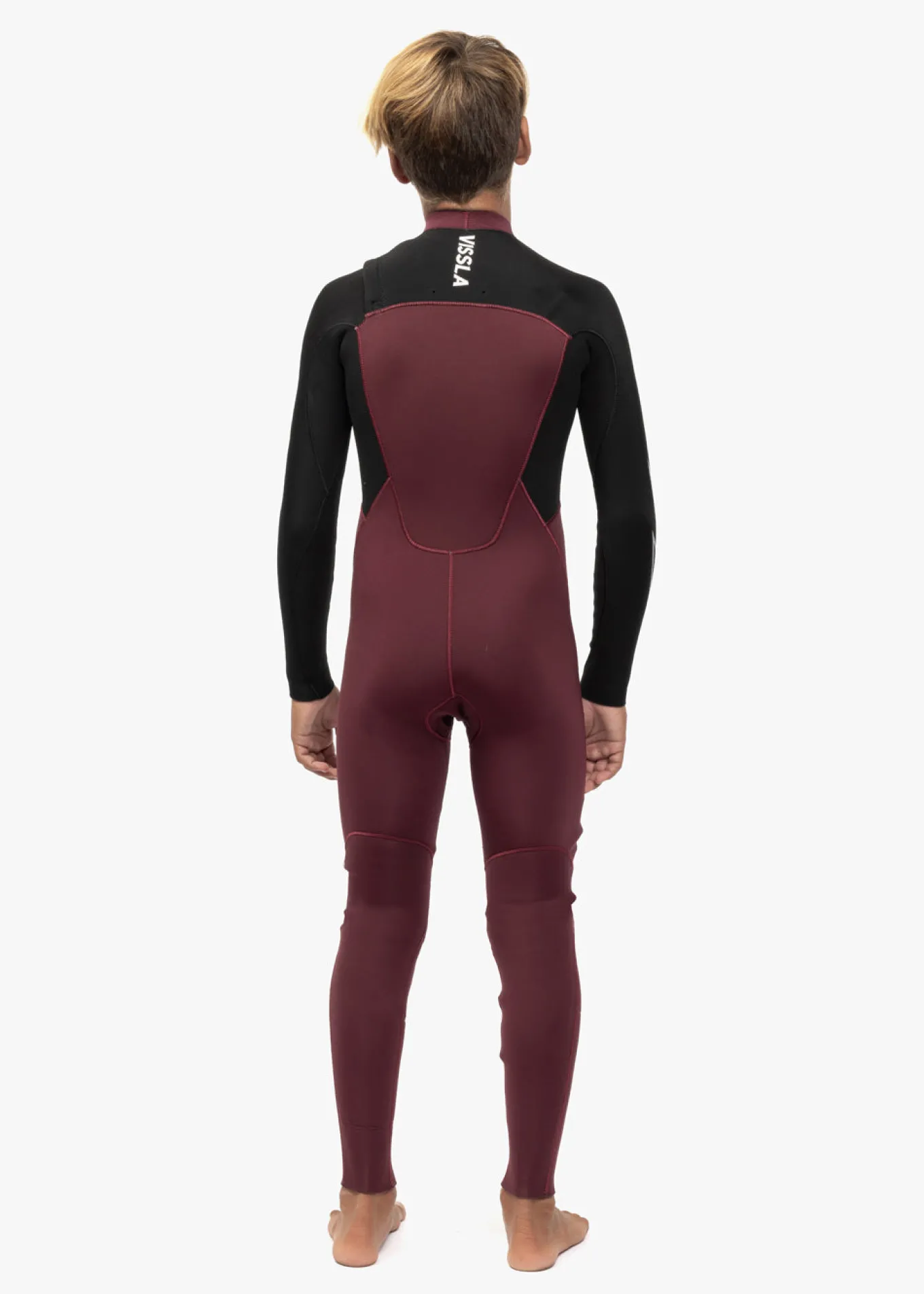 7 Seas Boys 4-3 Bolt Full Chest Zip Wetsuit