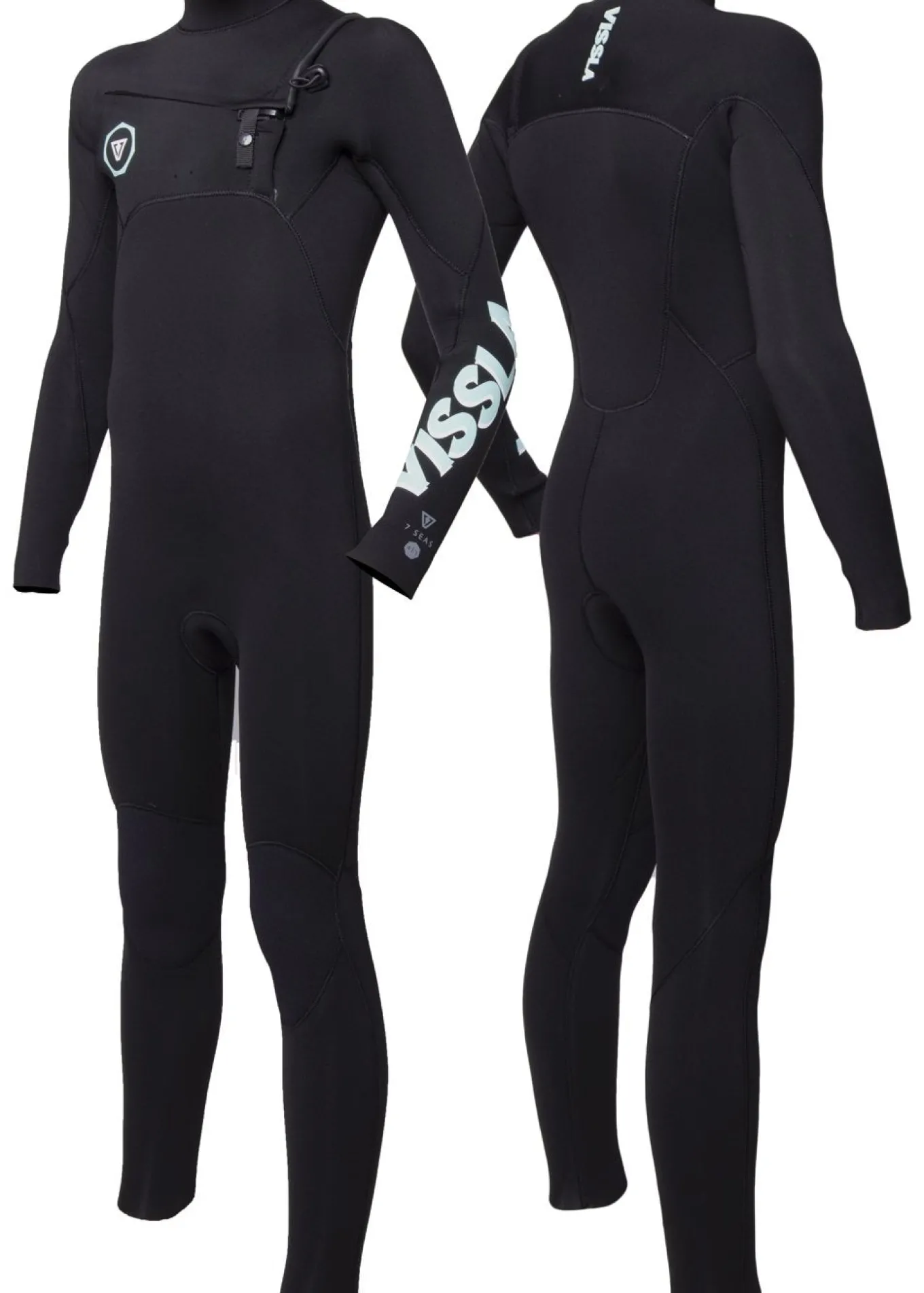 7 Seas Boys 3-2 Full Chest Zip Wetsuit