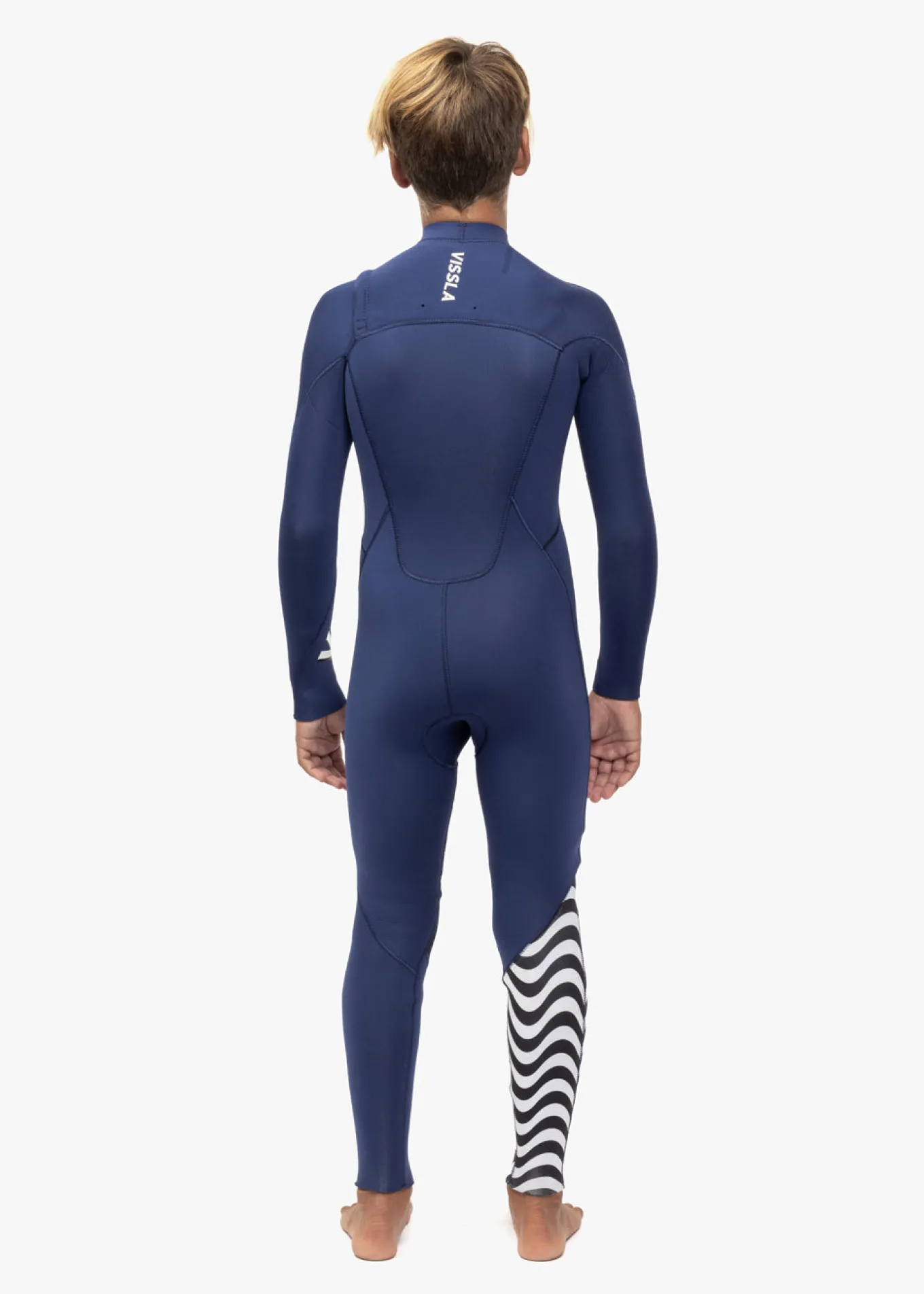 7 Seas Boys 4-3 Full Chest Zip Wetsuit