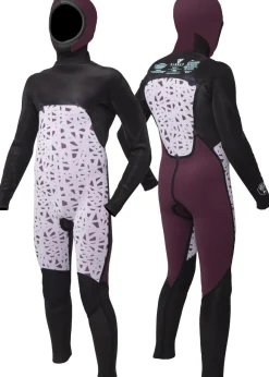 7 Seas Boys 5-4-3 Full Hooded Chest Zip Wetsuit