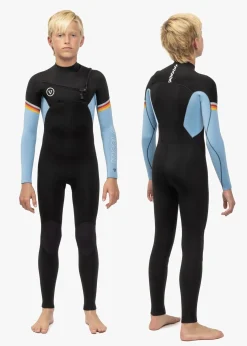 7 Seas Boys Raditude 3-2 Full Chest Zip Wetsuit