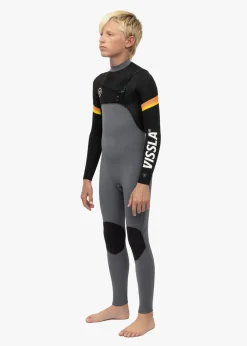 7 Seas Boys Raditude 3-2 Full Chest Zip Wetsuit