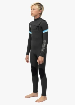 7 Seas Boys Raditude 4-3 Full Chest Zip Wetsuit