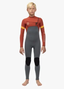 7 Seas Boys Raditude 4-3 Full Chest Zip Wetsuit