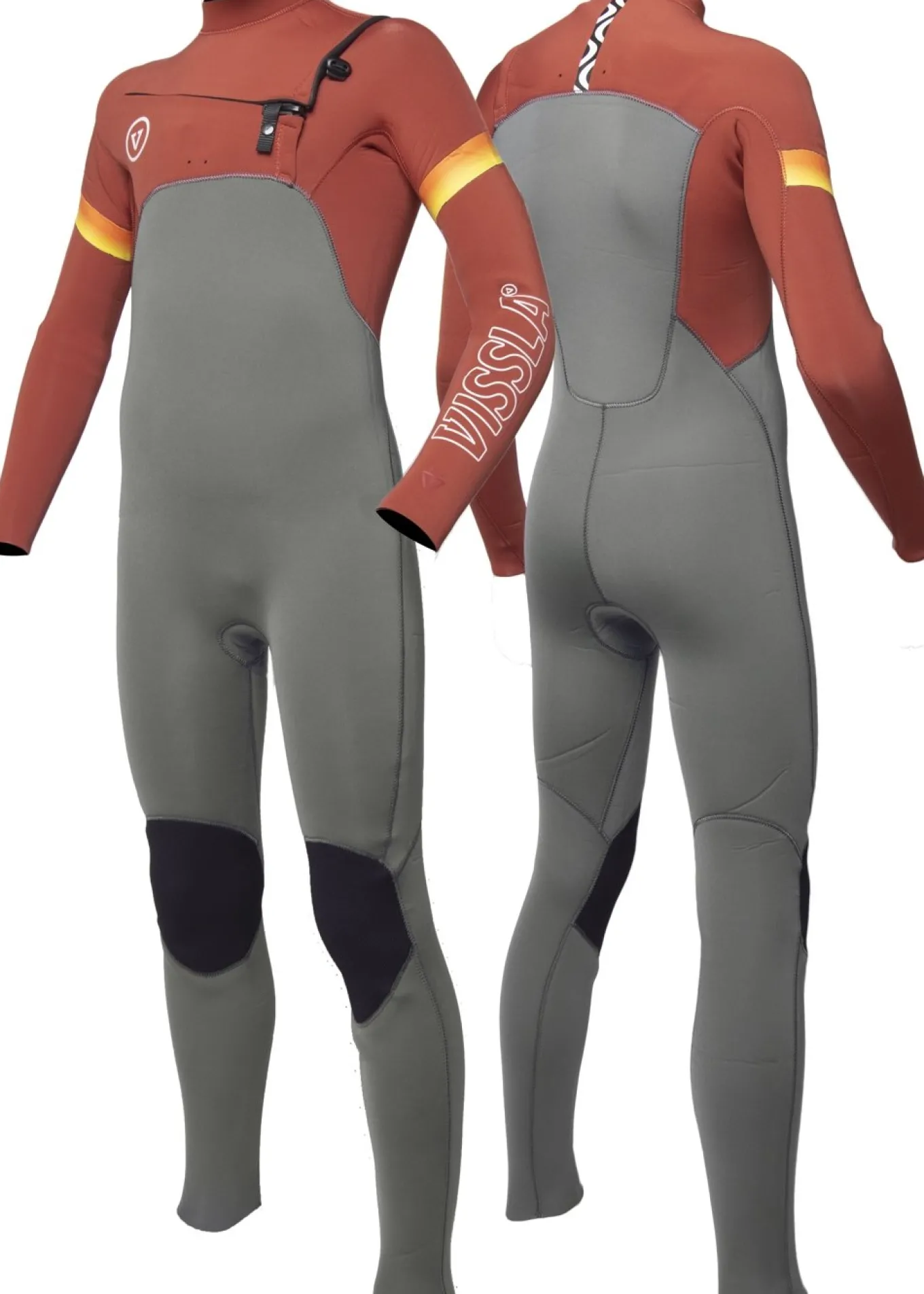 7 Seas Boys Raditude 4-3 Full Chest Zip Wetsuit