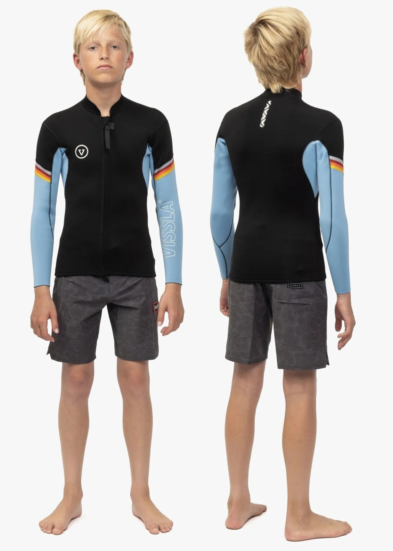 7 Seas Boys Raditude 2Mm Front Zip Wetsuit