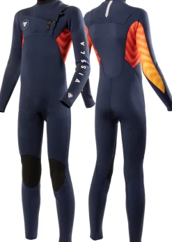 7 Seas Boys Shredder 4-3 Full Chest Zip Wetsuit