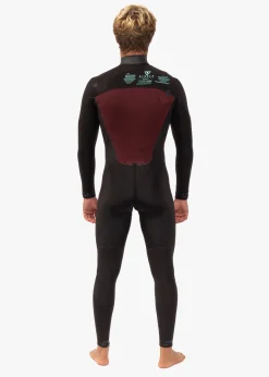 7 Seas Comp 4-3 Full Chest Zip Wetsuit