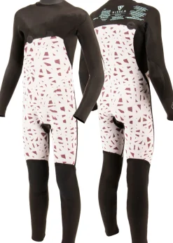 High Seas Boys Fire 4-3 Full Chest Zip Wetsuit