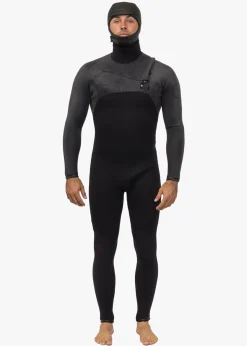 High Seas II 4-3 Full Hooded Chest Zip Wetsuit