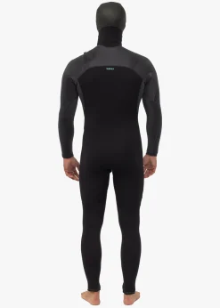 High Seas II 4-3 Full Hooded Chest Zip Wetsuit