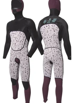 High Seas II 5-4 Full Hooded Chest Zip Wetsuit